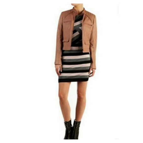 Ted Baker Caligo Striped Knit Bodycon Dress - Picture 3 of 7